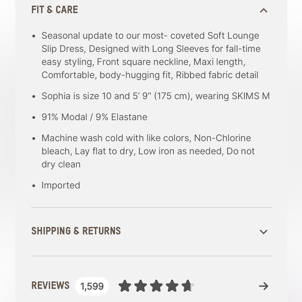 Skims new with tags sold out online. - Picture 7 of 7